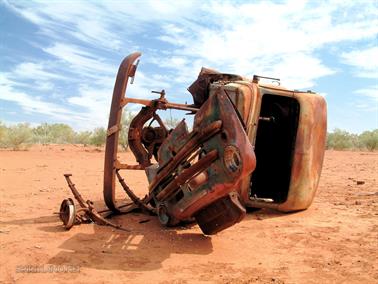 Truck Wreck, Ashburton River, Onslow, Western Australia